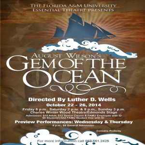 August Wilson's Gem of the Ocean - Essential Theatre @ Charles Winter Wood Theatre | Tallahassee | Florida | United States