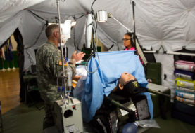 Army ROTC Displays Field Hospital During Allied Health Day