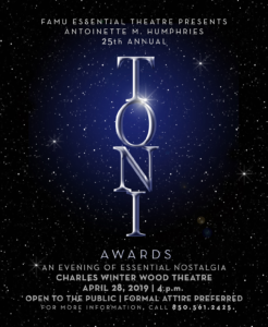 Antoinette M. Humphries 25th Annual TONI Awards @ Charles Winter Wood Theatre 