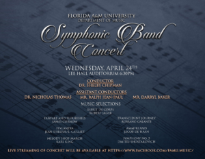 2019 Symphonic Band Concert @ Lee Hall Auditorium
