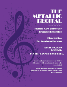 The Metallic Recital 2019 @ Foster-Tanner Music Building Recital Hall