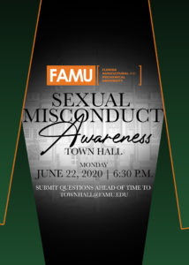 Sexual Misconduct Awareness Town @ Via Zoom