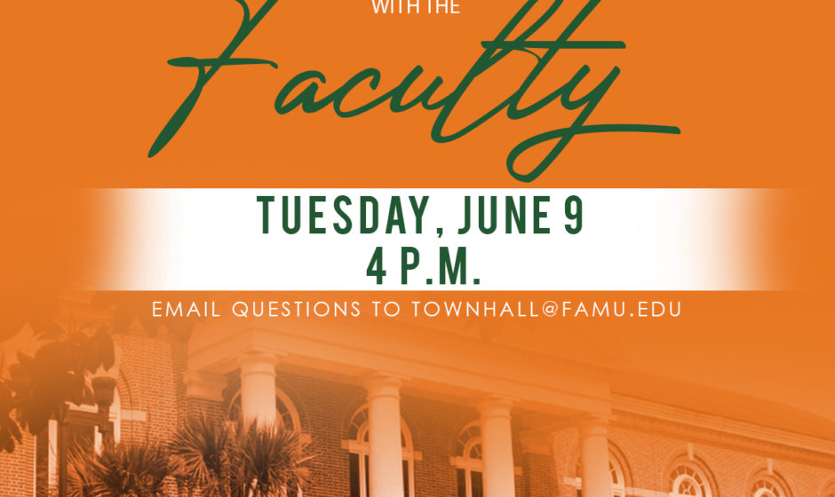 Faculty Virtual Town Hall Today at 4 p.m.