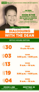 CSSAH: Dialoguing with the Dean - Fall 2020 Student Success Series @ Via Zoom