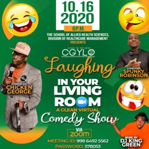 Laughing ln Your Living Room Comedy Show @ Via Webinar