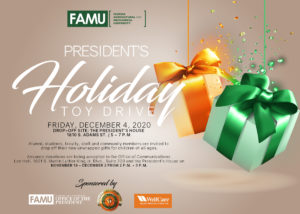 President's Annual Toy Drive 2020 @ President's House