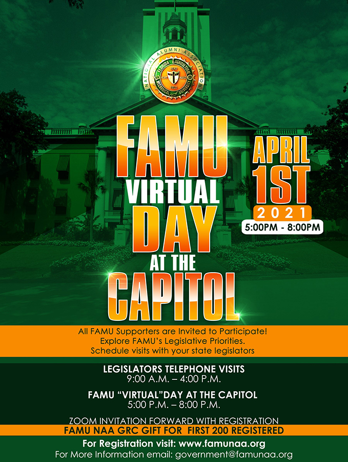 FAMU Day At The Capitol Goes Virtual FAMU Forward