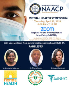 Health Symposium, Tallahassee NAACP @ Via Zoom