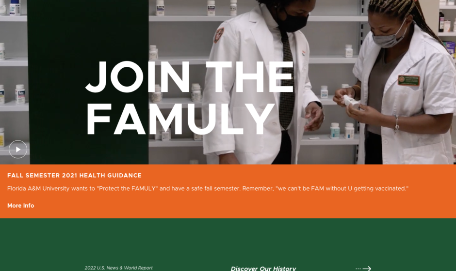 FAMU Launches New, Redesigned Website, FAMU.edu