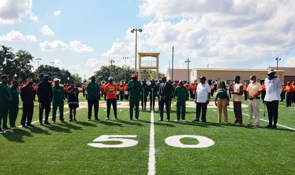 FAMU Marching “100” Unveils New Turf Practice Field