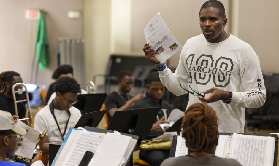 Louis Vuitton brings Florida marching band to the Louvre for Paris