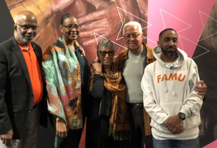 FAMU President, Students, Staff Tour Kinsey Collection at SoFi Stadium