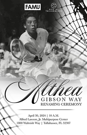 FAMU and Tallahassee To Honor Alum Tennis Great Althea Gibson with Street Renaming